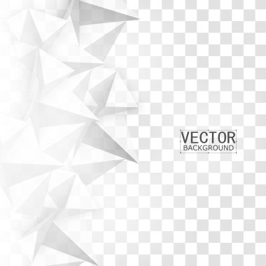 Vektör soyut geometrik şekil gri.