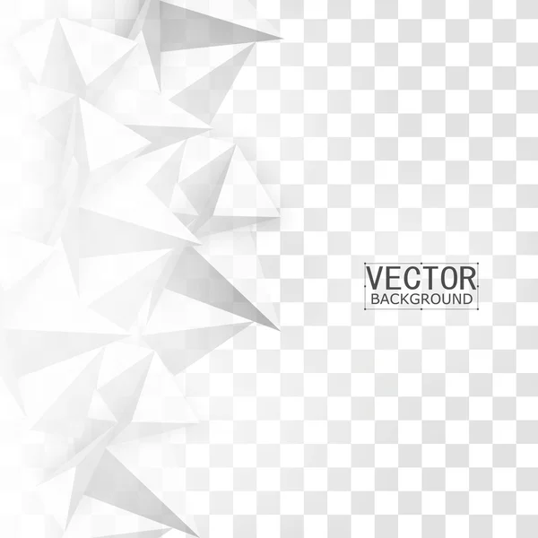 Abstraktní geometrická vektorový tvar z šedé. — Stockový vektor
