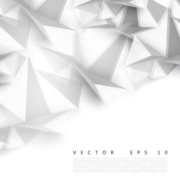 Vector Abstract geometric shape from gray.