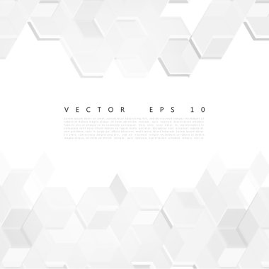 Vektör soyut tasarım altıgen arka plan