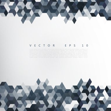 Vektör soyut tasarım altıgen arka plan