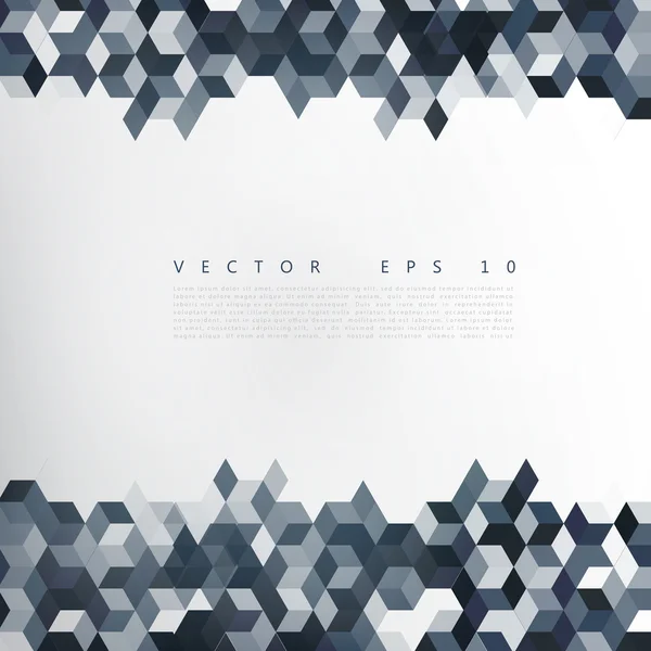 Vector Abstract Design Hexagonal Background — Stock Vector