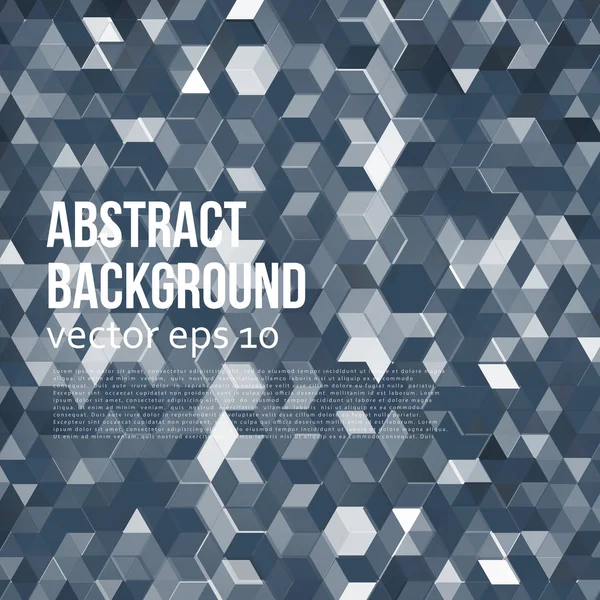 Vector Abstract ontwerp zeshoekige achtergrond — Stockvector