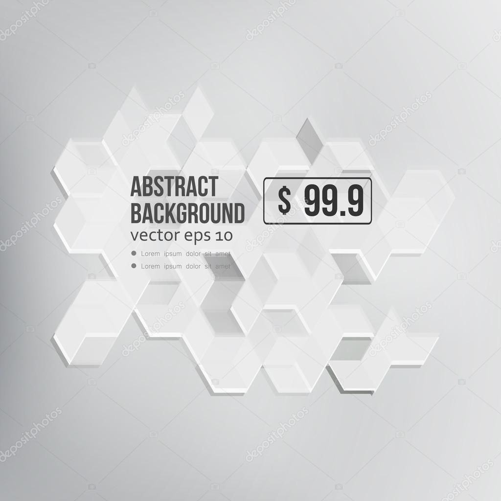 Vector Abstract Design Hexagonal Background
