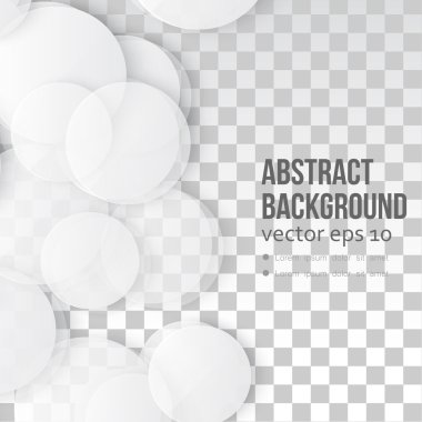 Vektör kağıt daire afiş.