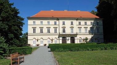 view of the chateau of boskovice in the czech republic