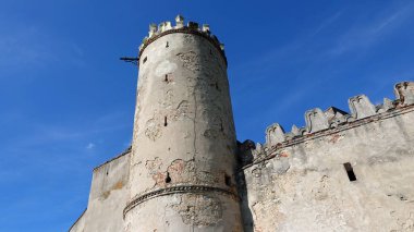 View of the tower of boskovice castle in the czech republic