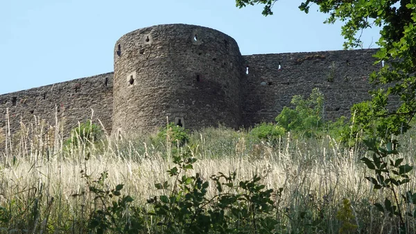 Czech Cumhuriyetindeki Helfstyn Şatosunun Tahkimatlarının Görüntüsü — Stok fotoğraf