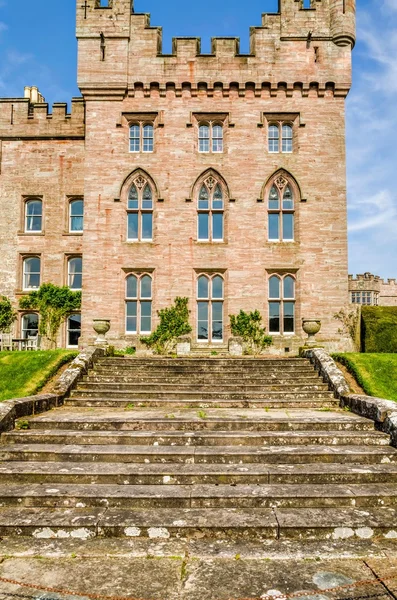 Escadas fora de Hutton na Floresta, Skelton, Cumbria, Inglaterra — Fotografia de Stock