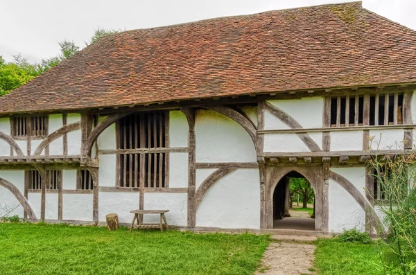 Средневековые здания Англии — стоковое фото