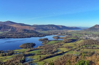 Walla Crag 'dan Derwentwater görüntüsü