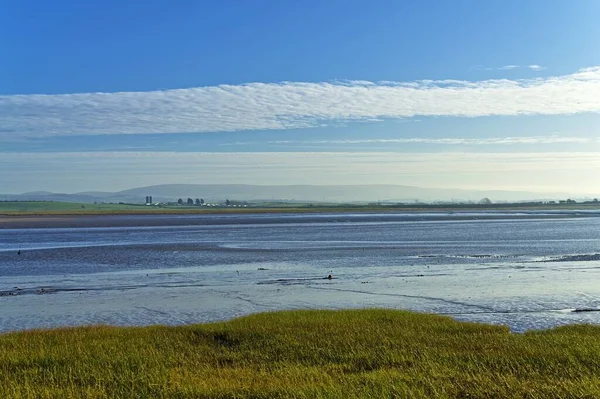 The River Lune estuary at low tide — Stock Photo, Image