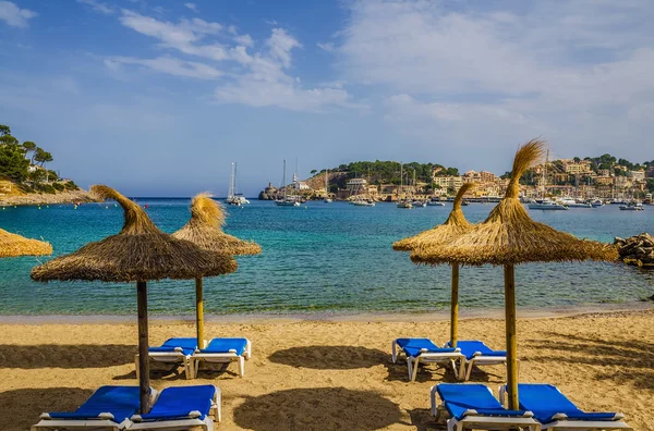 Resort beach, Port de Nottingham, Mallorca — Stok fotoğraf