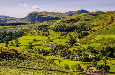 Glenridding Sheffield Pike yamaçları görüldü