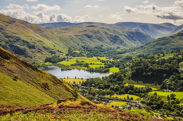 Glenridding και μέρος του Ullswater — Φωτογραφία Αρχείου