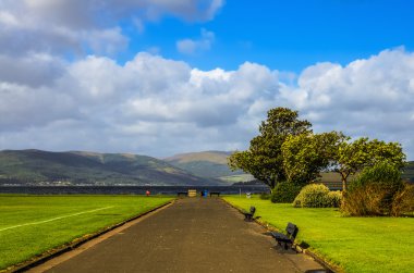 Greenock İskoçya'da sahil şeridi