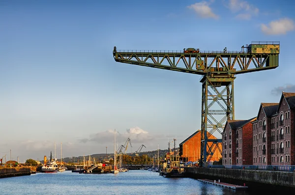 Gourock docks in Inverclyde — Stock Photo, Image