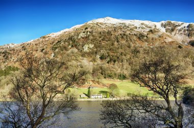 Rydal Water ve yara izi Nab