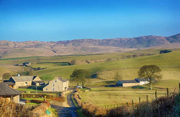 Angielska scena w pobliżu Grayrigg, Cumbria. — Zdjęcie stockowe