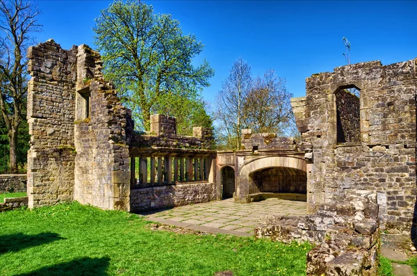 Ruins of Wycoller Hall. — Stock Photo, Image