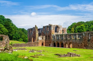 Furness Abbey in Barrow-in-Furness, England clipart