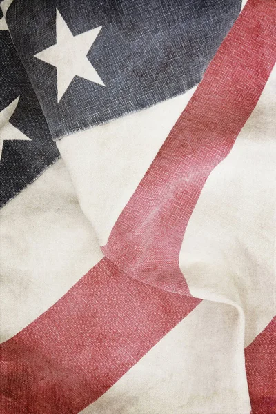 American Flag Background Vintage Grunge Style — стокове фото