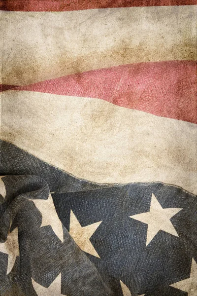 Amerikanischer Flaggenhintergrund Vintage Grunge Stil — Stockfoto