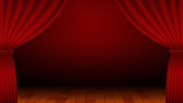 Картина, постер, плакат, фотообои "red curtain, stage, entertainment, theater, background", артикул 100892586