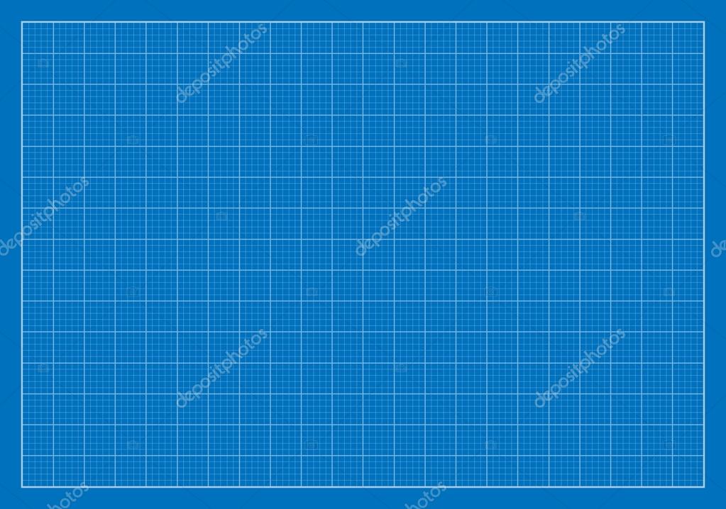 Blueprint paper grid with empty background blank Vector Image