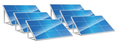 Solar Power Energy, Solar Panels, Renewable Energy clipart