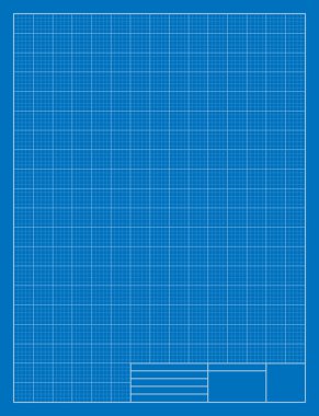 Dikey Blueprint, kılavuz, mimari çizim
