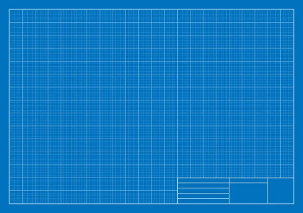 Opstellen van blauwdruk, raster, architectuur — Stockvector