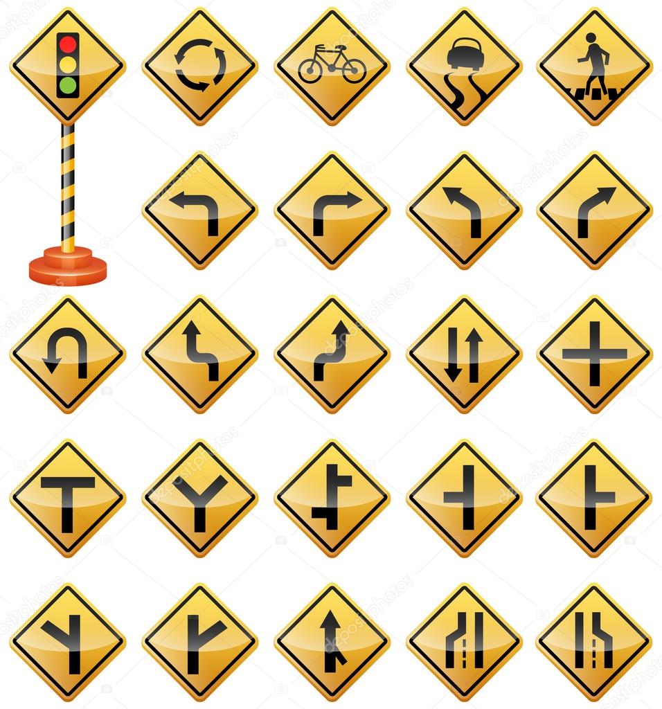 Road Signs, Traffic Signs, Warning Signs, Transportation, Safety