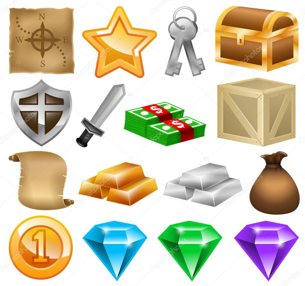 Game Icons, Social Game, Online Game, Game Development