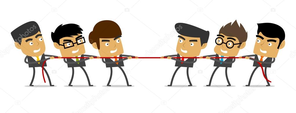 Tug of War, Business, People, Competition