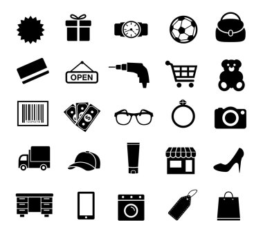 Simgeler, iş, Internet, E-ticaret alışveriş