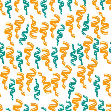 Soyut el çizimi eğri çizgisi olan kusursuz çokrenkli arkaplan