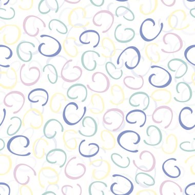 Beyaz arkaplanda kusursuz soyut çok renkli geometrik şekil