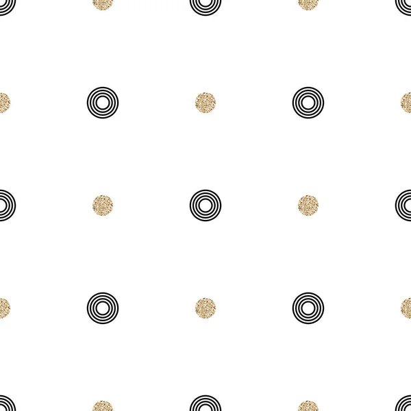 Seamless Glitter Pattern Background Simple Dot Shape — Stock Vector