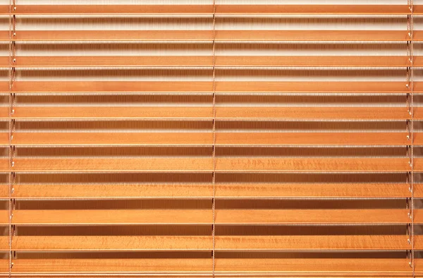 Background Texture Light Brown Wooden Blinds Wide Slats Horizontal Line — Stock Photo, Image