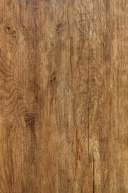 Çatlaklı eski meşe liflerinin güzel deseni, dikey çizgili noktalar. Dikey resim.