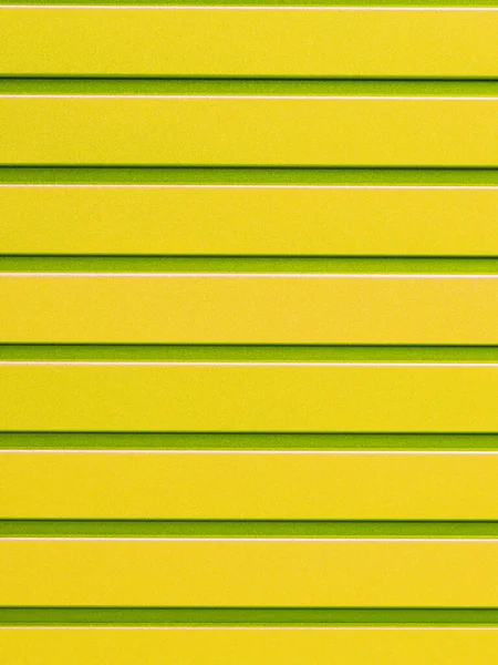 Yellow Metal Fence Made Corrugated Steel Sheet Vertical Rails Corrugated — Stock Photo, Image