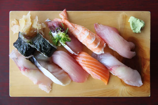 Sushi set  in close up — Stock Photo, Image