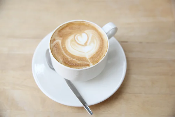 Forró Cappuccino Kávé — Stock Fotó
