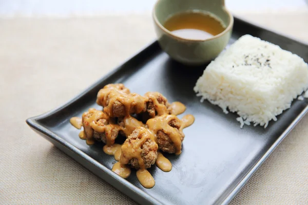 食鸡米日本食品 — 图库照片