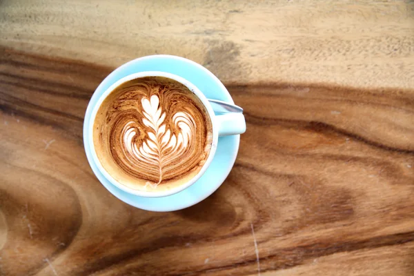 Uma xícara de café cappuccino — Fotografia de Stock