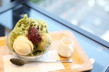 Japon Yeşil çay buz tıraş