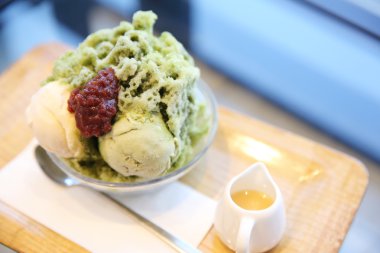 Japon Yeşil çay buz tıraş