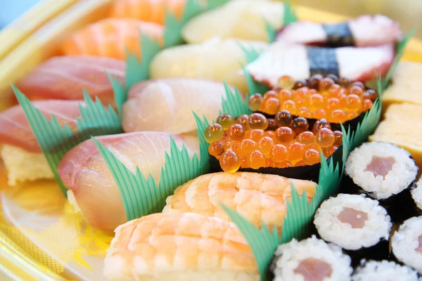 Japonés Bento sushi en primer plano — Foto de Stock