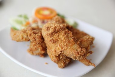 tavuk teriyaki kümesinde yakın çekim